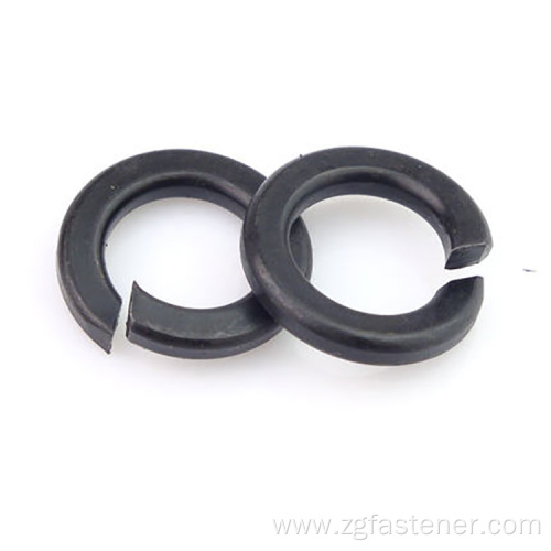 black oxide spring lock washers